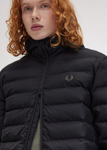 Fred Perry Jassen Hooded insulated jacket - black