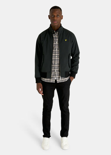 Lyle & Scott Jassen Softshell harrington jacket - jet black