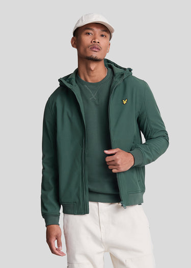 Lyle & Scott Jassen  Fleece back softshell jacket - argyle teal