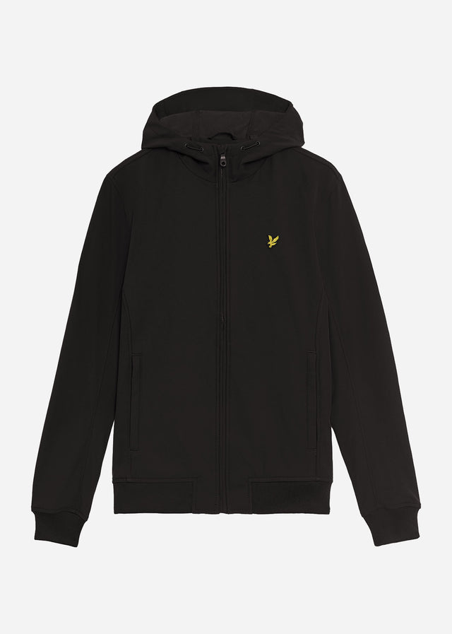 Lyle & Scott Jacken Fleece back softshell jacket - jet black