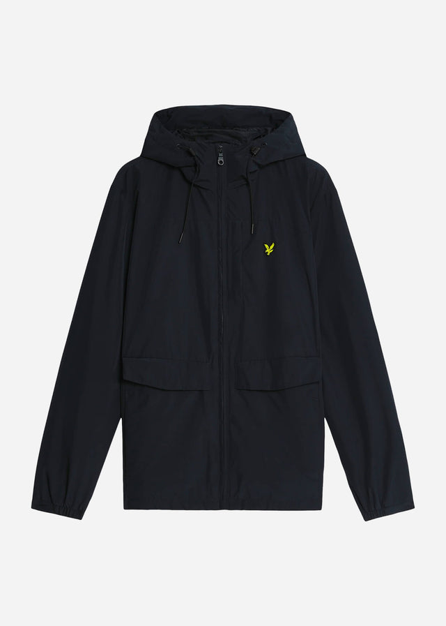 Lyle & Scott Jacken Lightweight hooded zip through jacket - dark navy