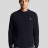 Lyle & Scott Truien Shaker stitch mock neck - dark navy
