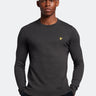 Lyle & Scott Truien Cotton merino crew jumper - gunmetal