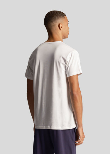 Lyle & Scott T-shirts Basic 3 pack t-shirt - jet black mid grey marl white