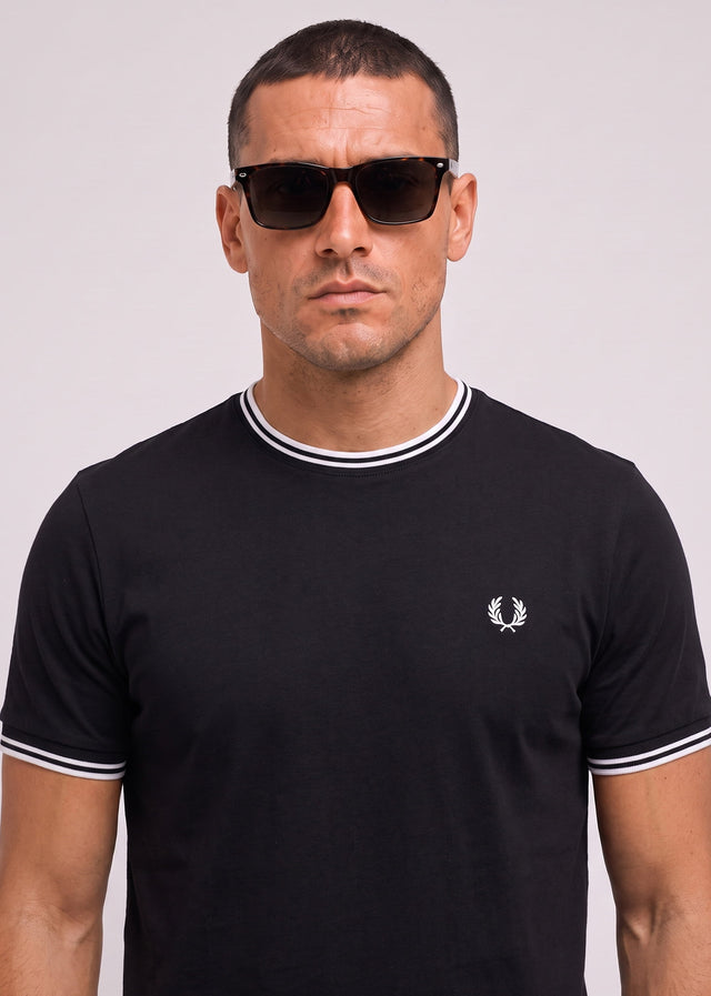 Fred Perry T-Shirts Twin tipped t-shirt - black