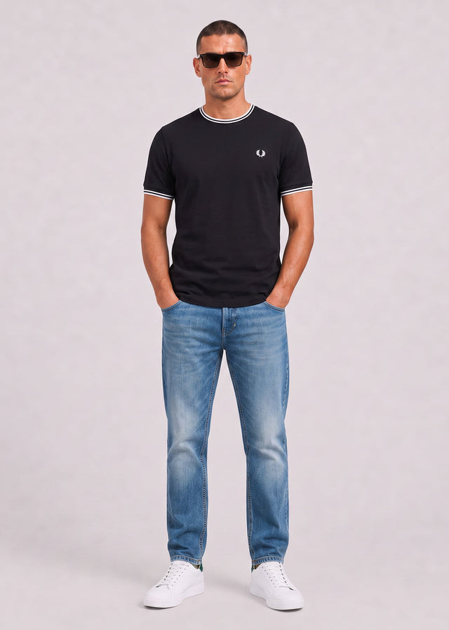 Fred Perry T-Shirts Twin tipped t-shirt - black