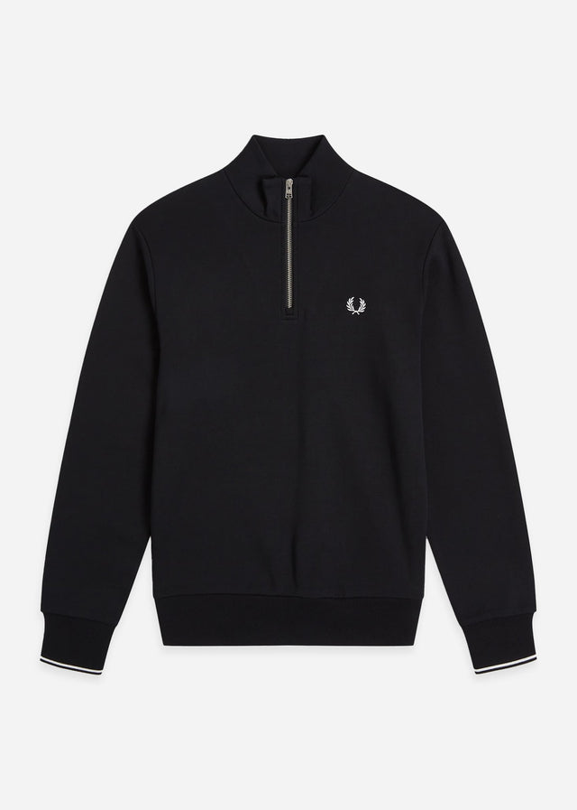 Fred Perry Pullover Half zip sweat-shirt - black