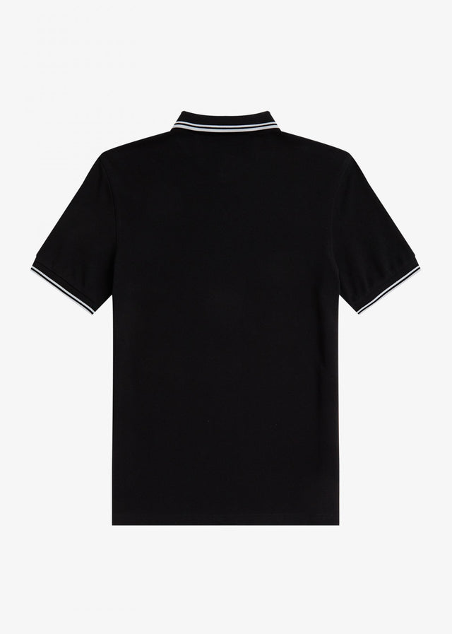 Fred Perry Poloshirts Twin tipped fred perry shirt - black white white