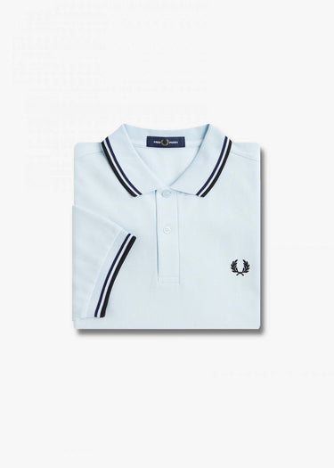 Fred Perry Polo's Twin tipped fred perry shirt - light ice