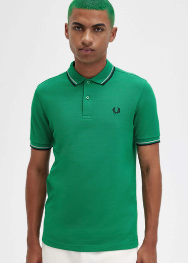 Fred Perry Polo's Twin tipped fred perry shirt - fp green