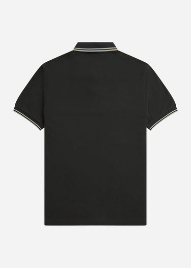 Fred Perry Polo's Twin tipped fred perry shirt - night green seagrass