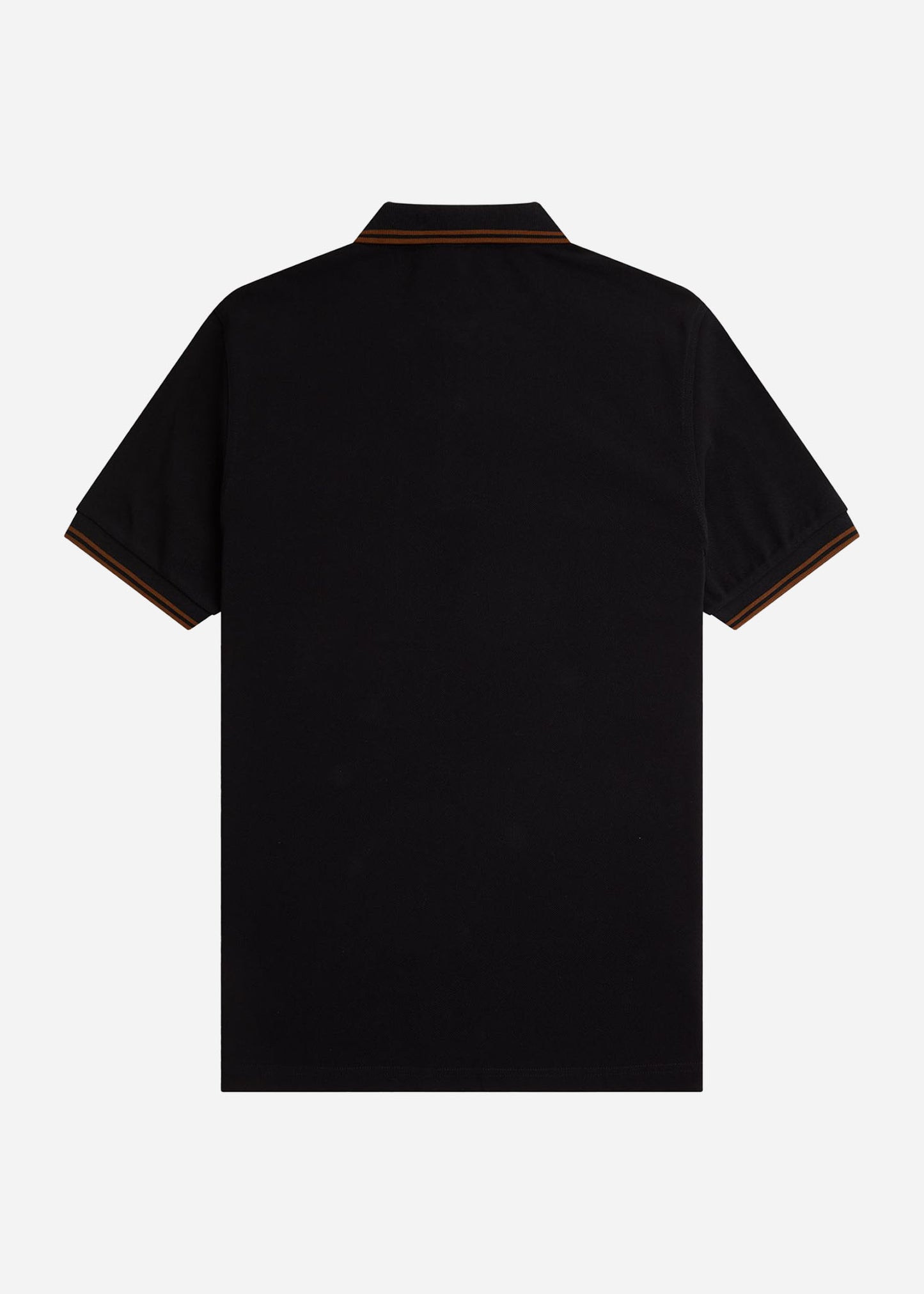 Fred Perry Polo's Twin tipped fred perry shirt - black whisky brown