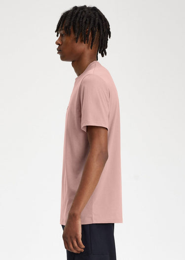 Fred Perry T-shirts  Embroidered t-shirt - dark pink