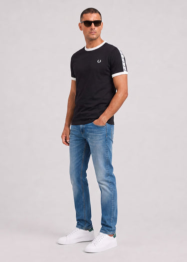 Fred Perry T-shirts Taped ringer t-shirt - black