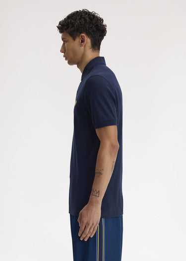 Fred Perry Polo's The fred perry shirt - tennis blue lemon barley