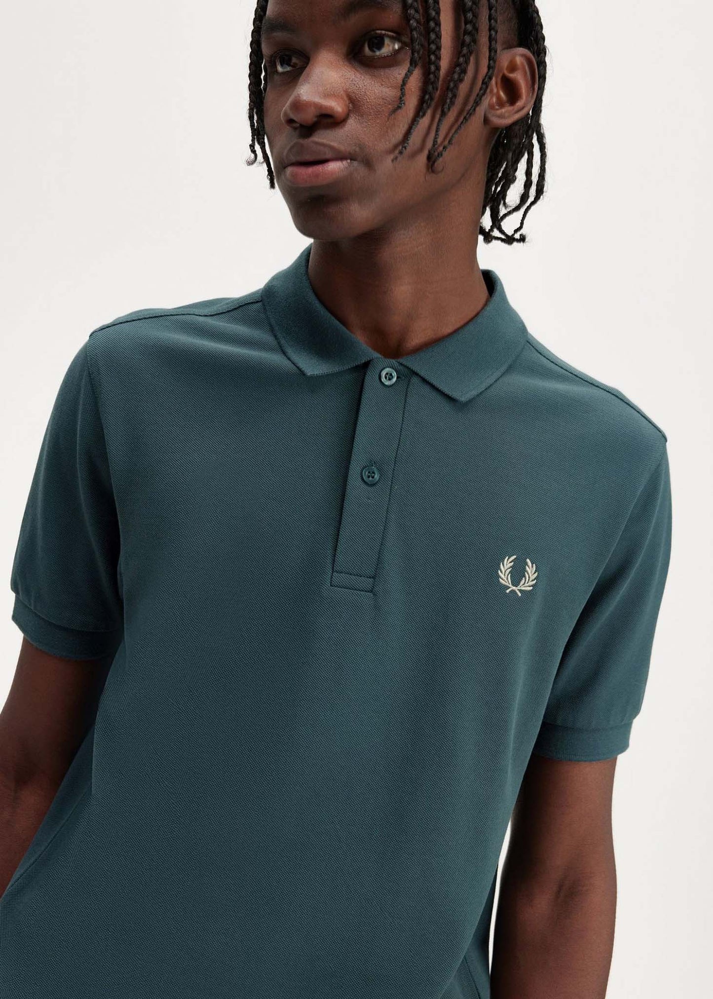 Fred Perry Polo's Plain fred perry shirt - petrol blue