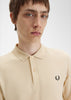 Fred Perry Longsleeve Polo's Ls plain fred perry shirt - oatmeal black
