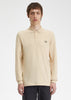 Fred Perry Longsleeve Polo's Ls plain fred perry shirt - oatmeal black
