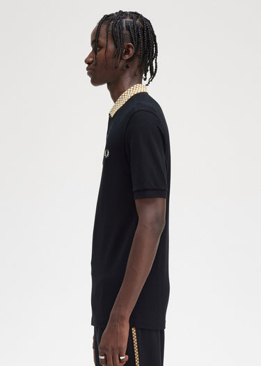 Fred Perry Polo's Collar detail polo shirt - black