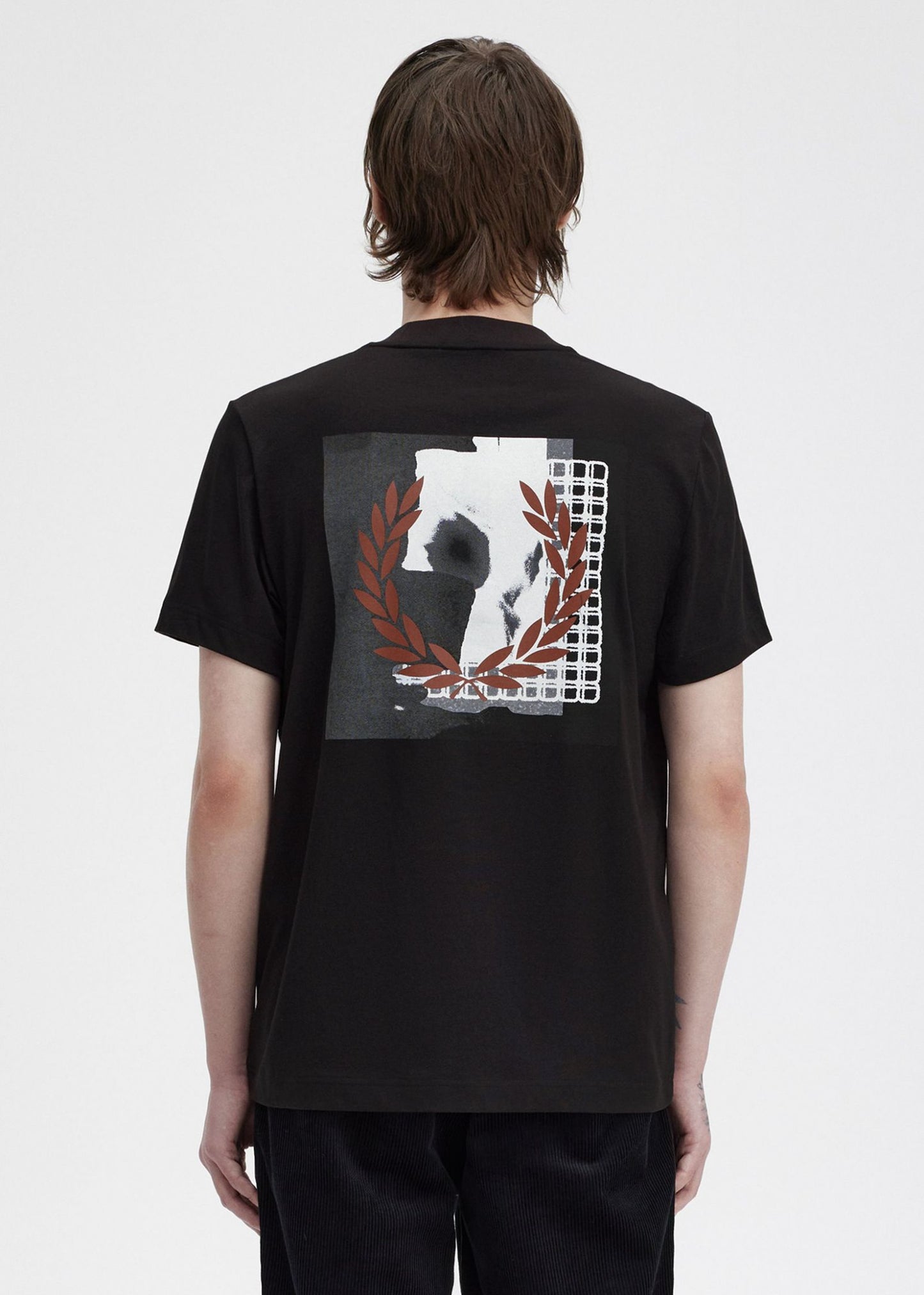 Fred Perry T-shirts Rave graphic t-shirt - black
