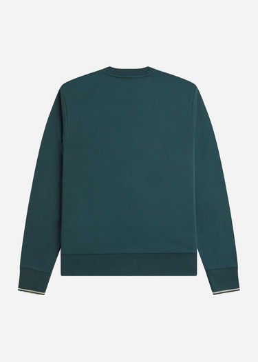 Fred Perry Truien  Crew neck sweatshirt - petrol blue