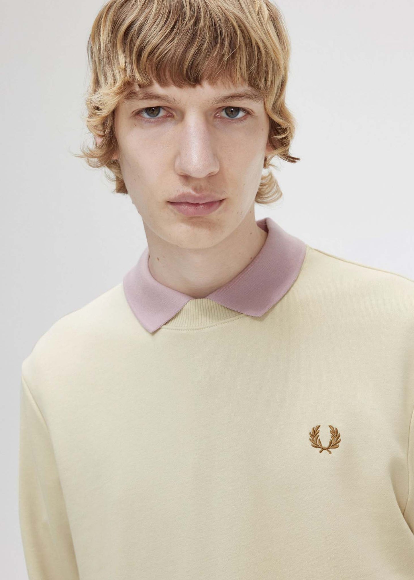 Fred Perry Truien Crew neck sweatshirt - oatmeal