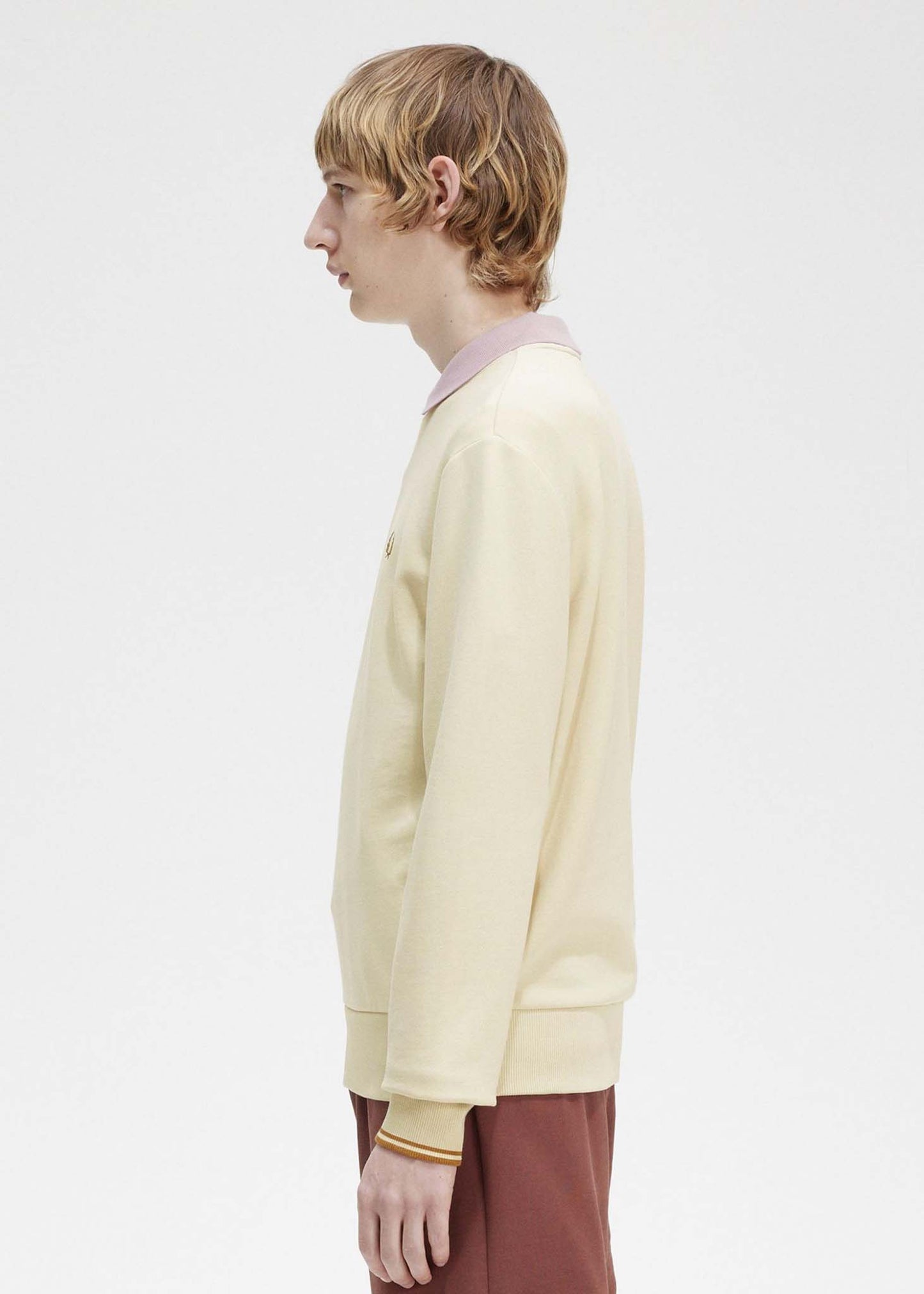 Fred Perry Truien Crew neck sweatshirt - oatmeal