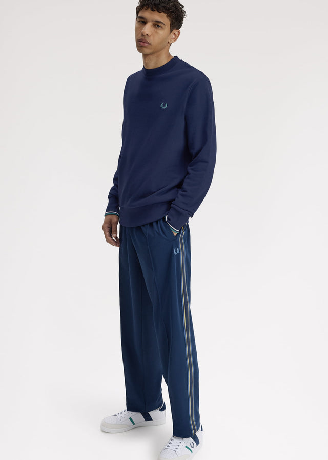 Fred Perry Pullover Crew neck sweatshirt - tennis blue snow white deep mint