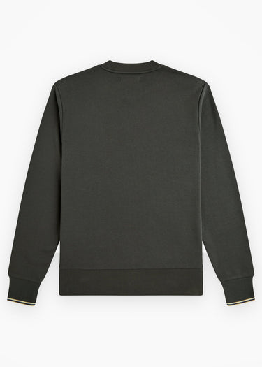 Fred Perry Pullover Crew neck sweatshirt - field green oatmeal