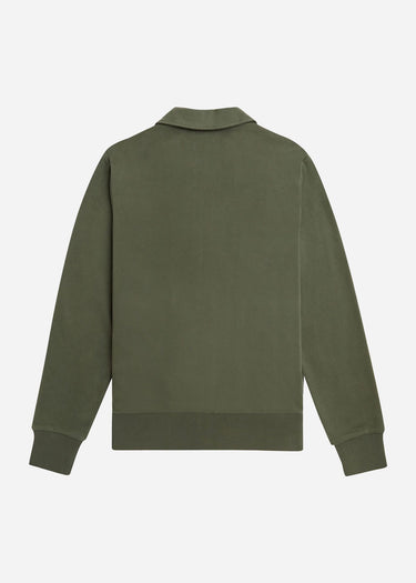Fred Perry Vesten Zip through sweatshirt - laurel wreath green