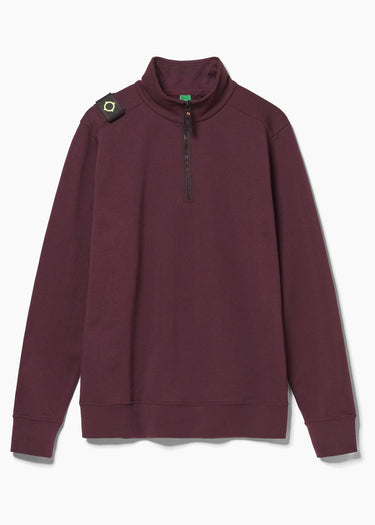 MA.Strum Truien Training quarter zip sweatshirt - wine