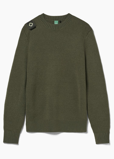 MA.Strum Pullover Oka crew sweater - bronze green