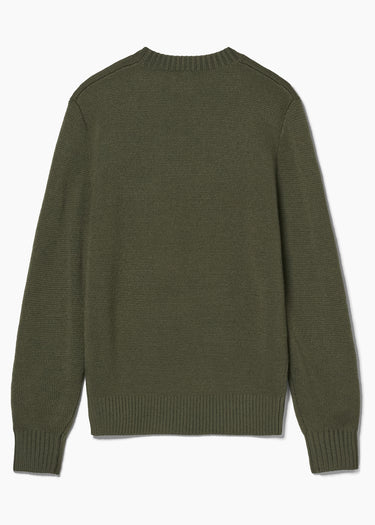 MA.Strum Pullover Oka crew sweater - bronze green