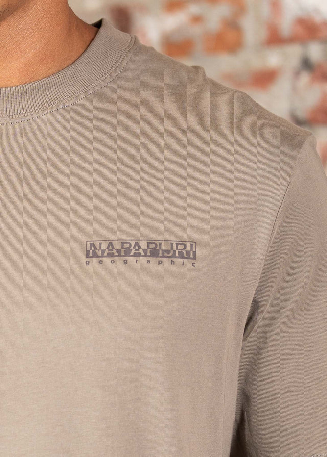 Napapijri T-Shirts Back graphic t-shirt - fallen rock