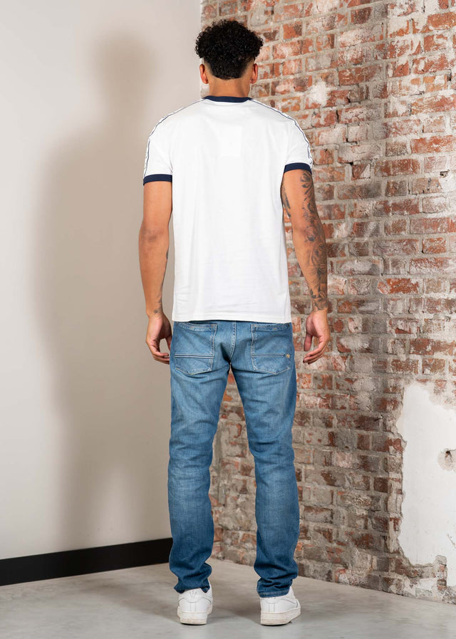Fred Perry T-Shirts Taped ringer t-shirt - snow white