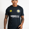 Lyle & Scott T-shirts Sunnies fc graphic t-shirt - dark navy