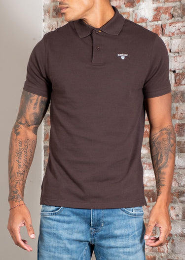 Barbour Polo's Tartan pique polo shirt - dark oak