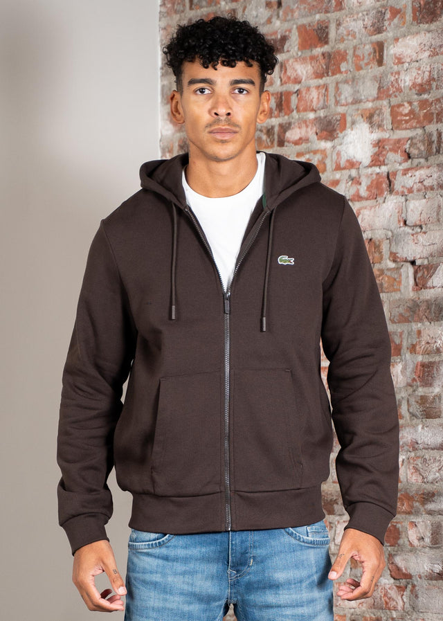 Lacoste Sweatjacken Core vest - port