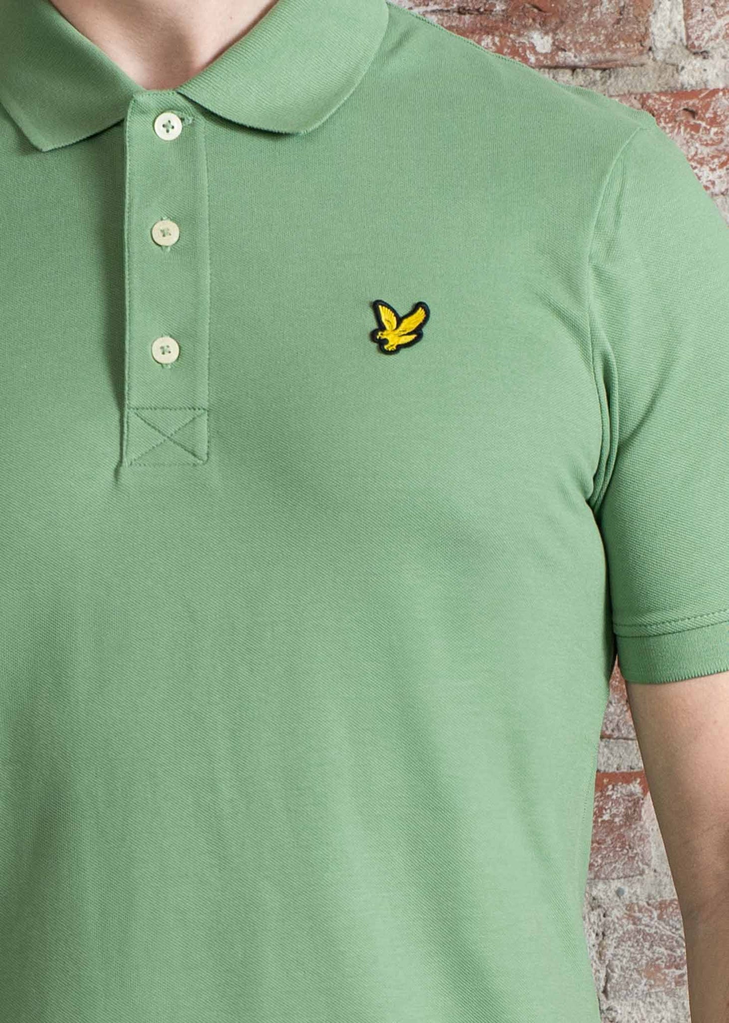 Lyle & Scott Polo's Plain polo - smoke green