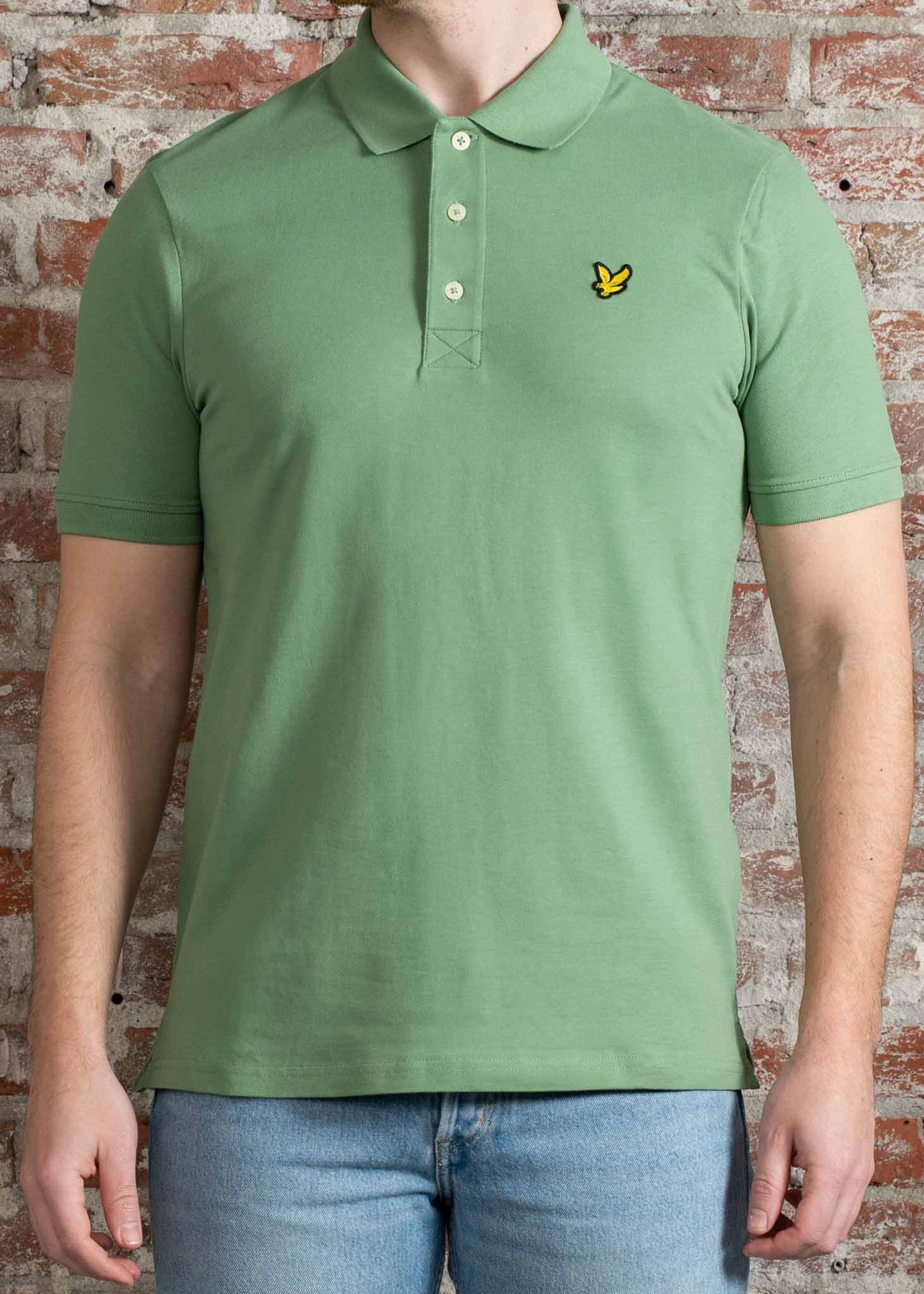 Lyle & Scott Polo's Plain polo - smoke green