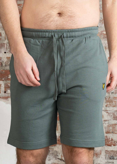 Lyle & Scott Korte Broeken Sweat short - green mercurial