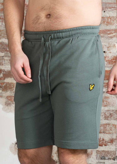 Lyle & Scott Korte Broeken Sweat short - green mercurial