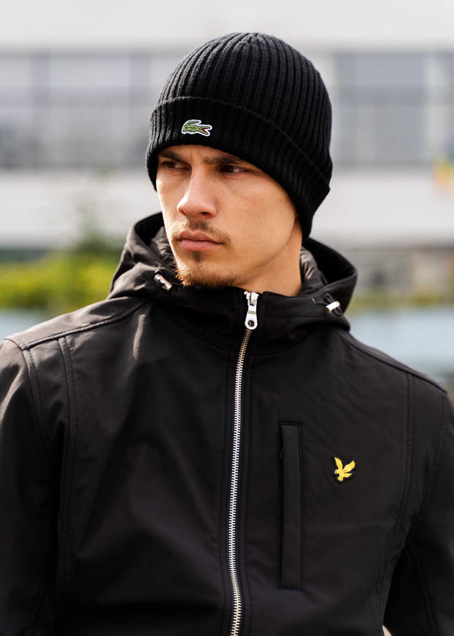 Lacoste Mützen Beanie - black