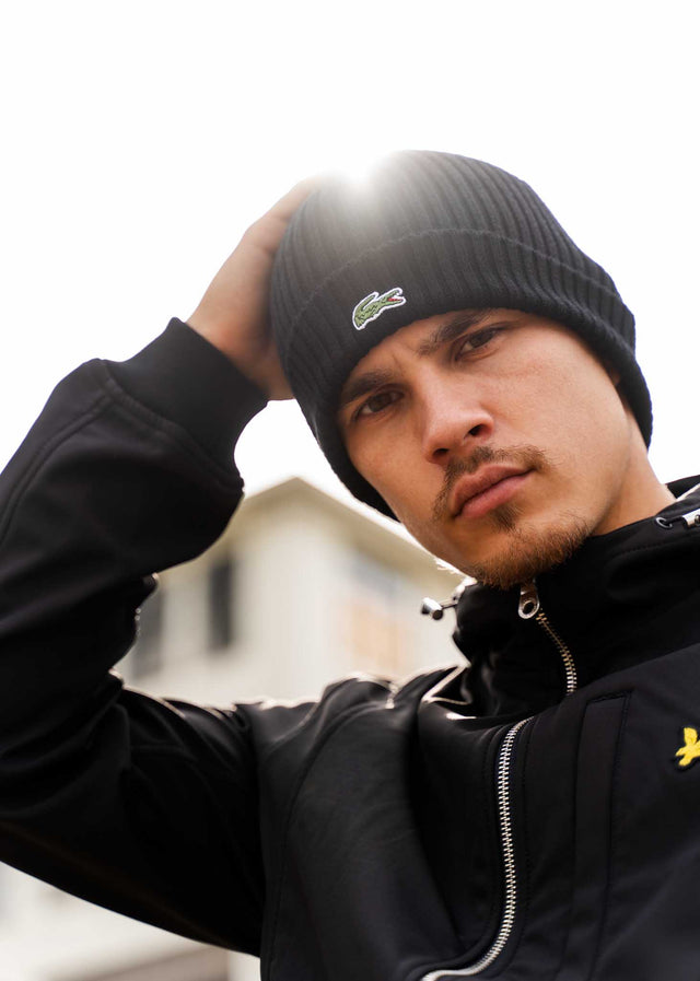 Lacoste Mützen Beanie - black