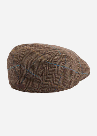 Barbour Petten Cheviot flat cap - brown herringbone