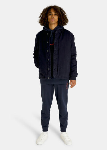 Lyle & Scott Hoodies  Embroidered logo hoodie - dark navy sorrel orange