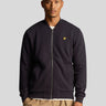 Lyle & Scott Vesten Jersey bomber - dark navy