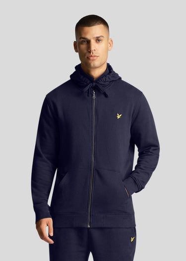 Lyle & Scott Vesten Zip through hoodie - navy