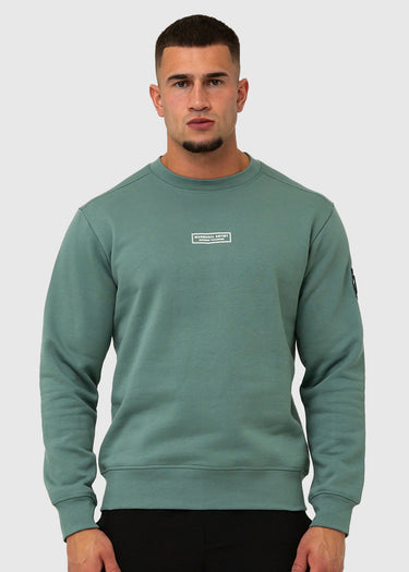 Marshall Artist Truien Siren crewneck - atlantic green