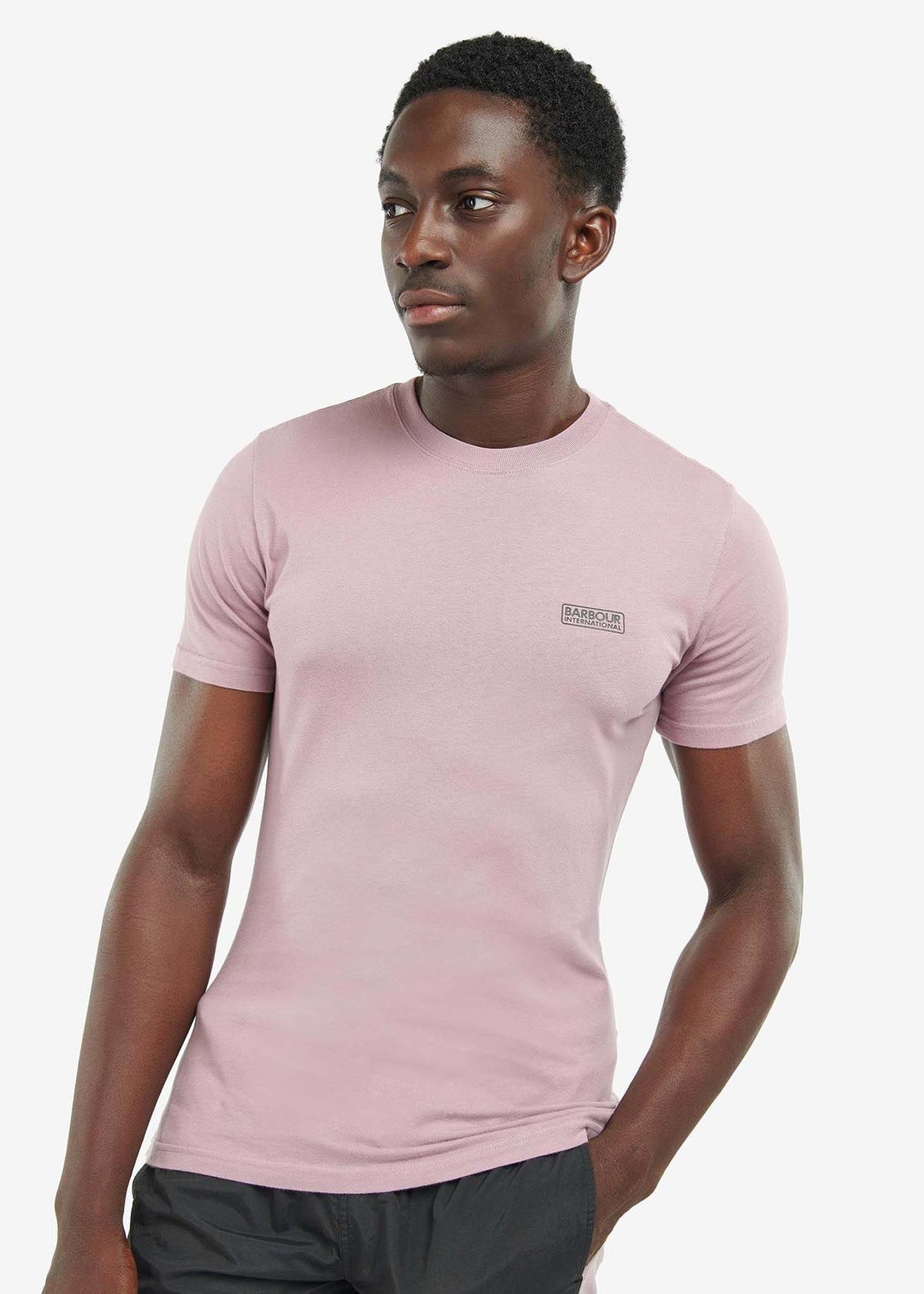 Barbour International T-shirts Small logo tee - dk thistle
